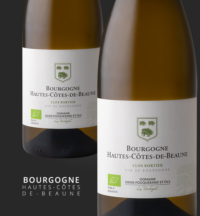 Vin blanc bio Bourgogne hautes-cotes de Beaune clos Bortier